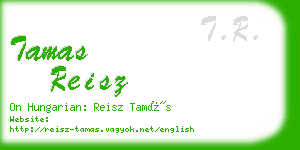 tamas reisz business card